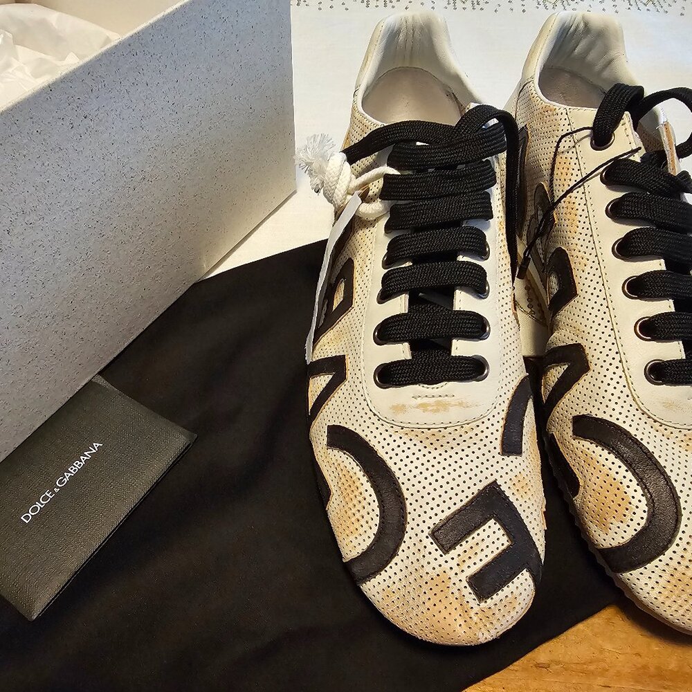 Dolce & Gabbana SNK Men's Leather Sneakers